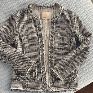 Rebecca Taylor Monochrome Tweed Jacket